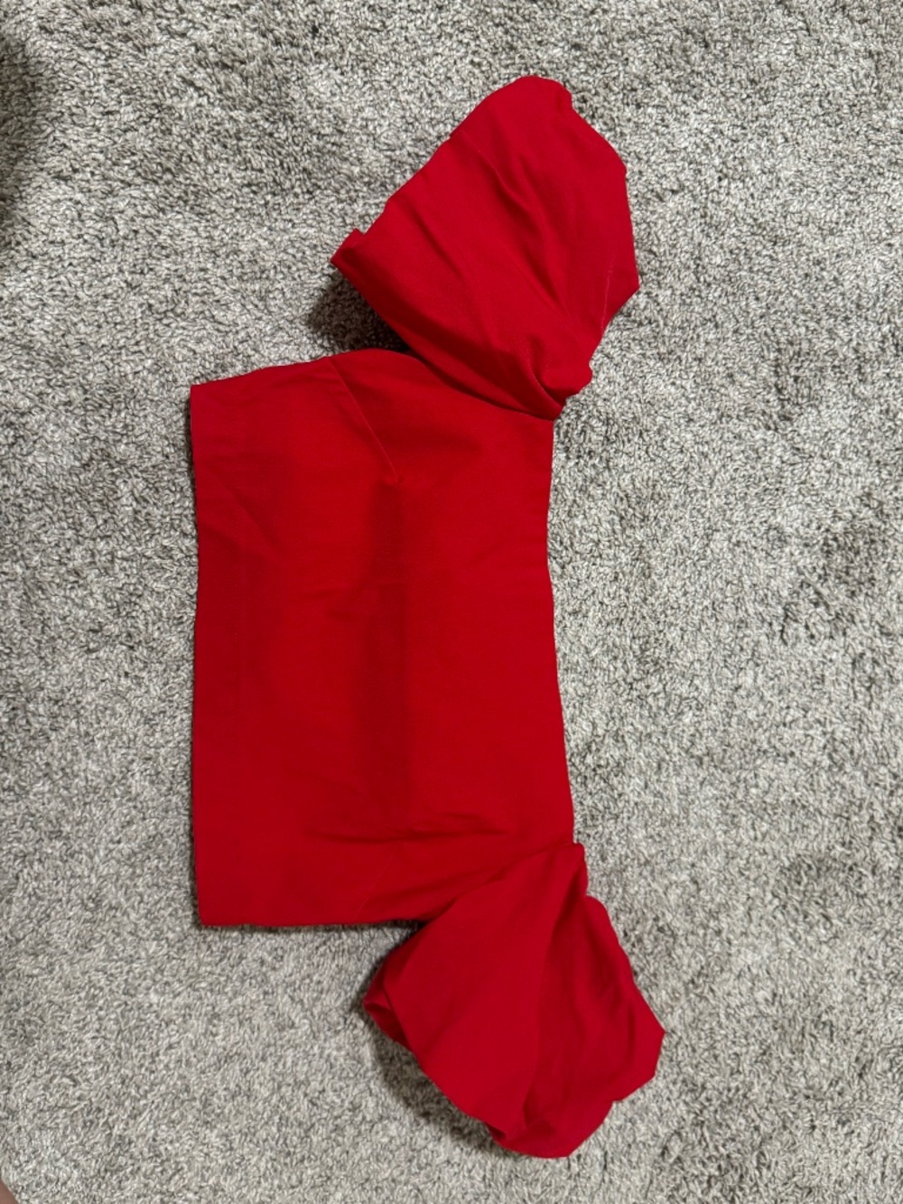 NWT Red Off the Shoulder Crop Top 10
